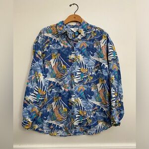 Vintage‎ Silk Fish Shirt